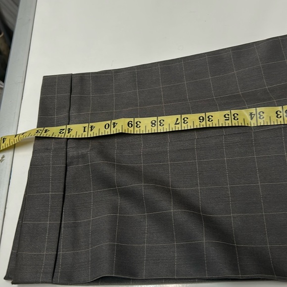 Men's Gray Checkered Suit
